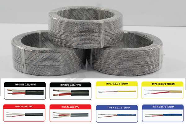 สายเทอร์โมคัปเปิ้ลและอาร์ทีดี (THERMOCOUPLE RTD EXTENSION WIRES)